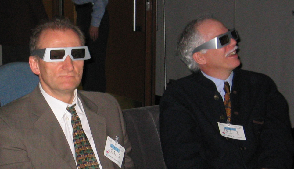 John with 3D Glasses